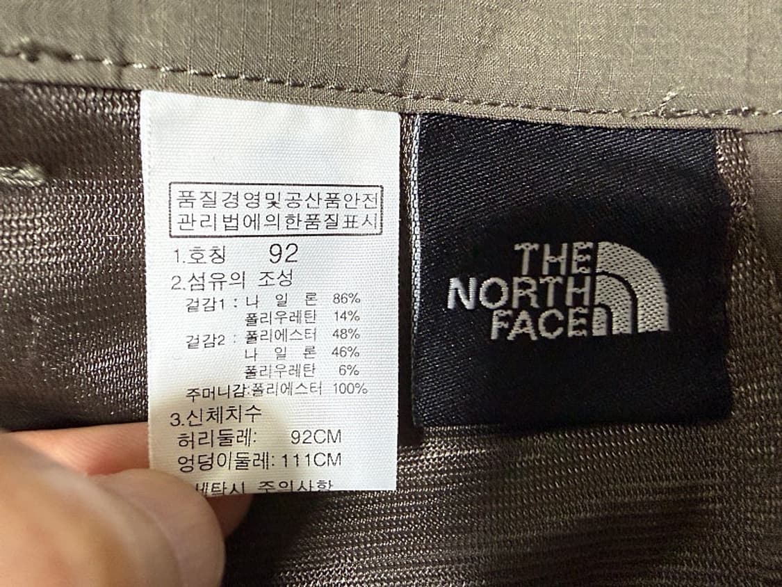 노스페이스 등산바지 남성용 36인치 상품이미지5