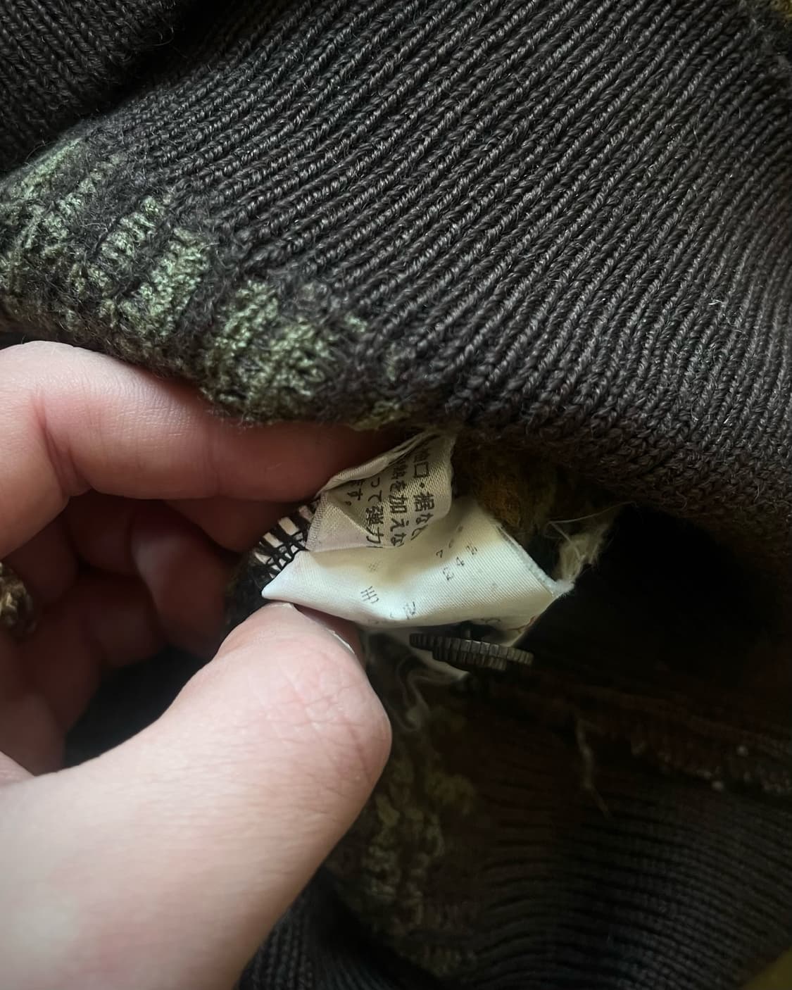 1980-90s Jpn Vintage Ethic 3D PK Knit 상품이미지8