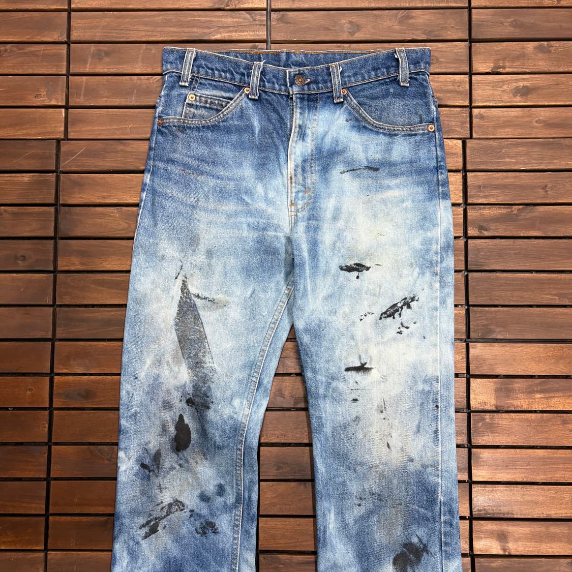 (32) 90s 리바이스 517 워싱 데님 팬츠 made in USA 상품이미지2