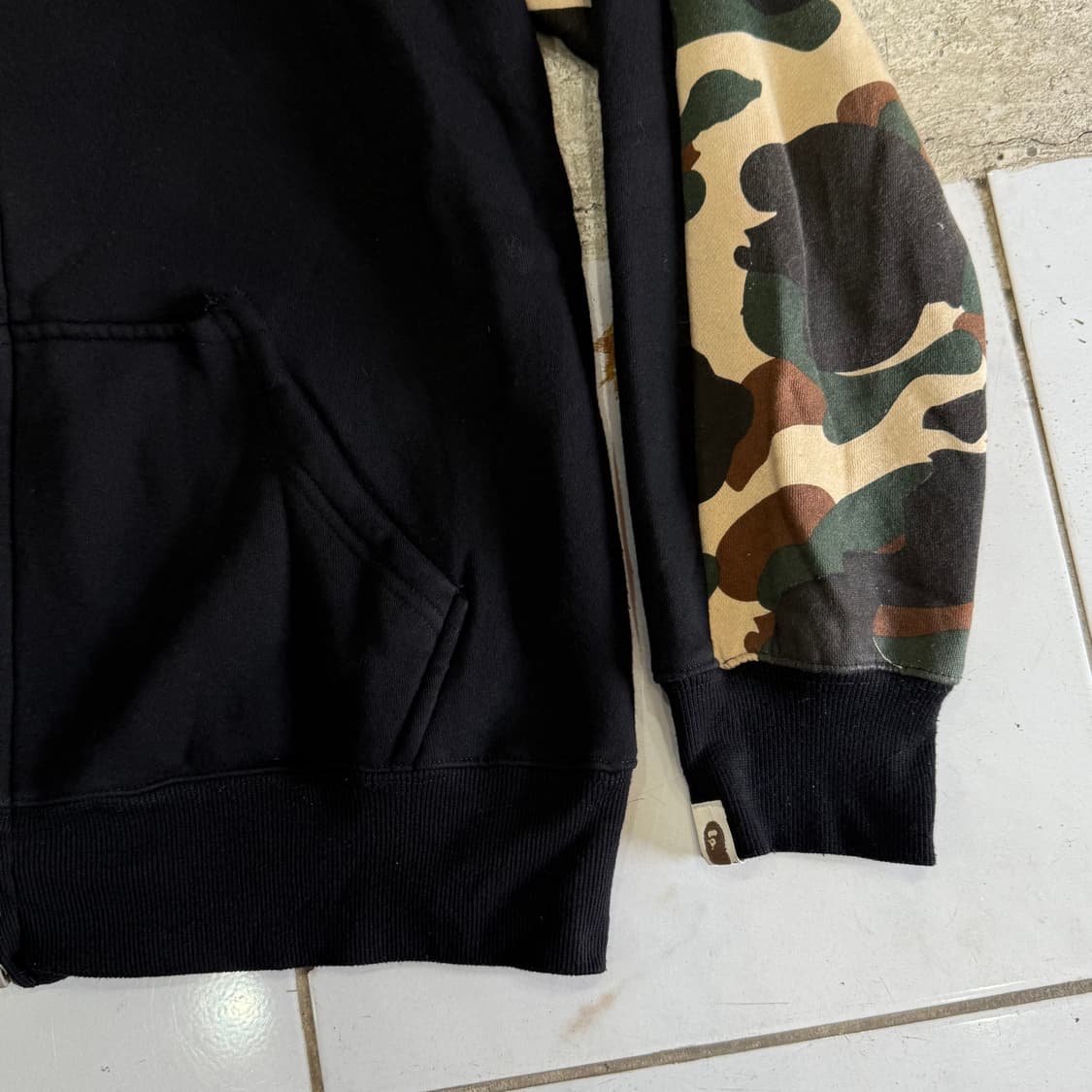 베이프 샤크 후드 집업 XL 상품이미지5