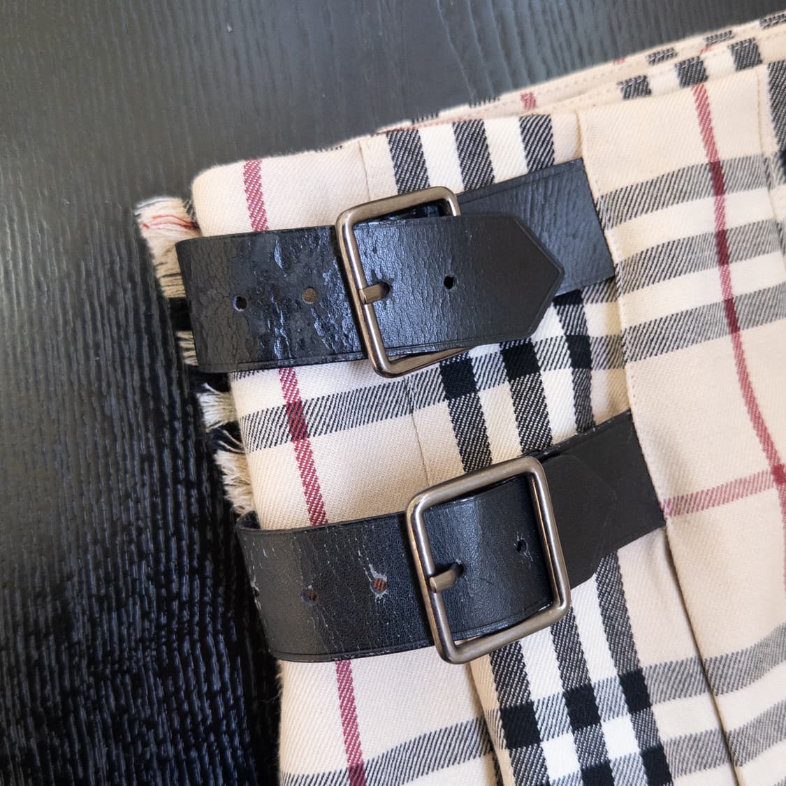 버버리 노바체크 랩 스커트 상품이미지7