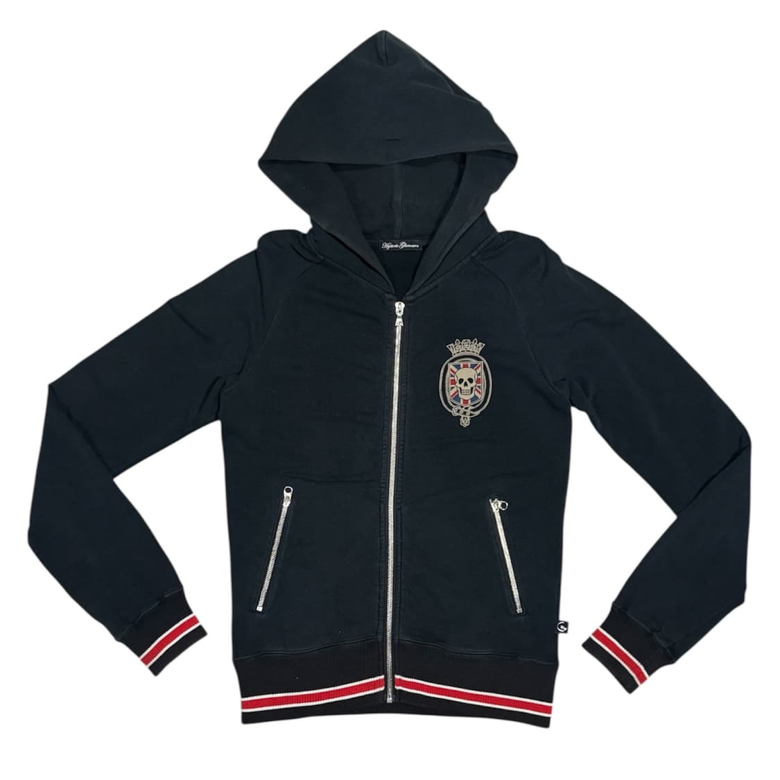 히스테릭 글래머 아카이브 바이커걸 해골 후드 집업 자켓 상품이미지2