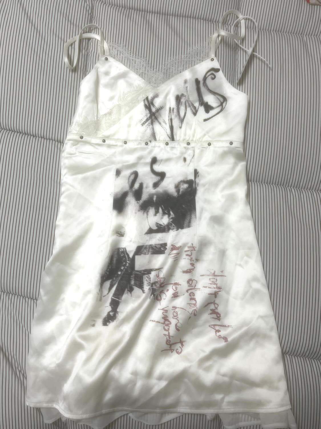 Cest nous Satin Slip Dress 새틴 슬립드레스 빈티지 상품이미지1