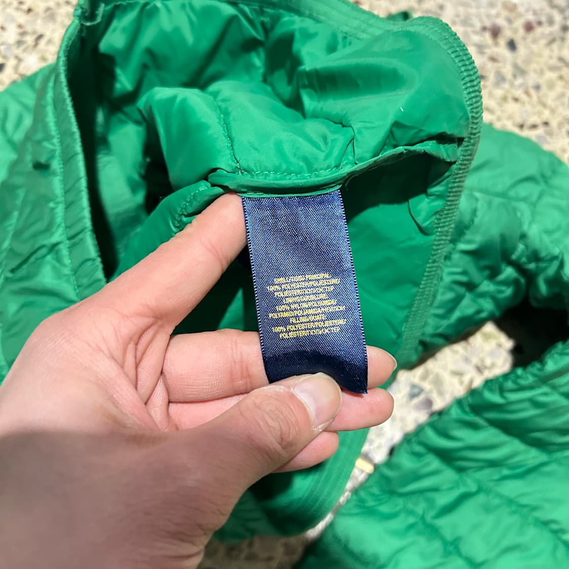 폴로 랄프로렌(POLO RalphLauren) 그린 경량 패딩 상품이미지5