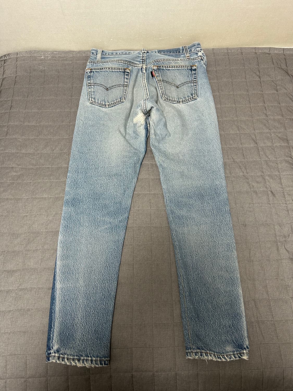 [S] 베트멍 리바이스 앞 자수 로고 데님 팬츠 상품이미지2