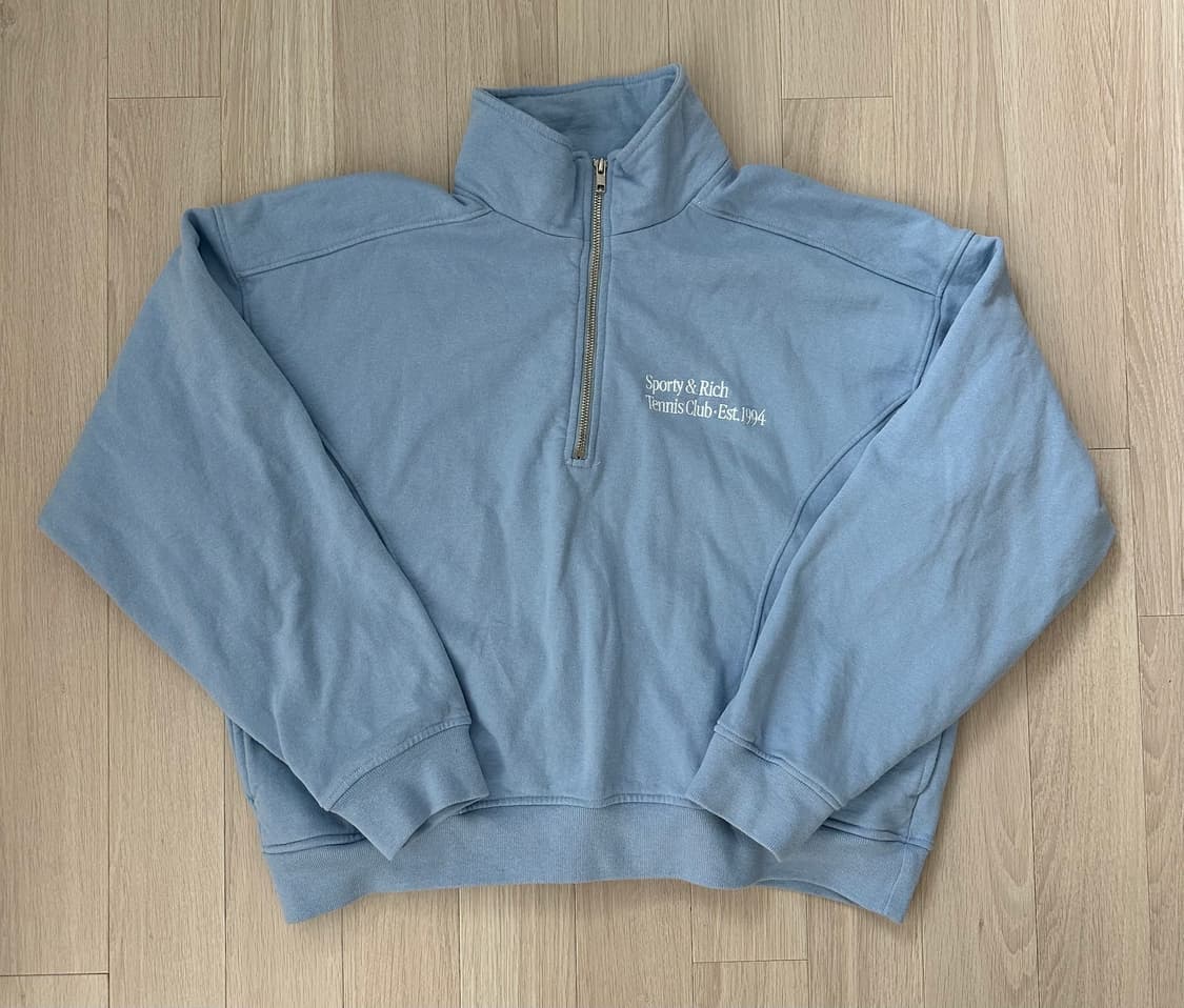 Sporty&Rich 스포티앤리치 쿼터집 풀오버 [L] 상품이미지5