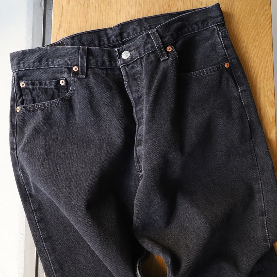 2000s 501 Black Jeans 상품이미지10