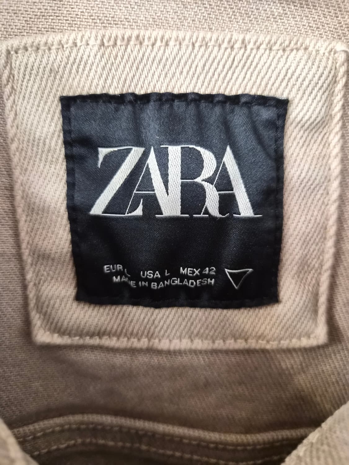 L) ZARA 자라 데님자켓 팝니다 상품이미지3