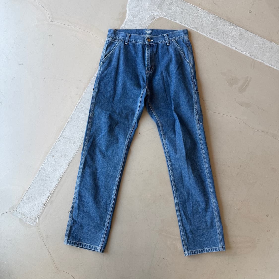 칼하트 윕 데님 카펜터 팬츠 상품이미지2