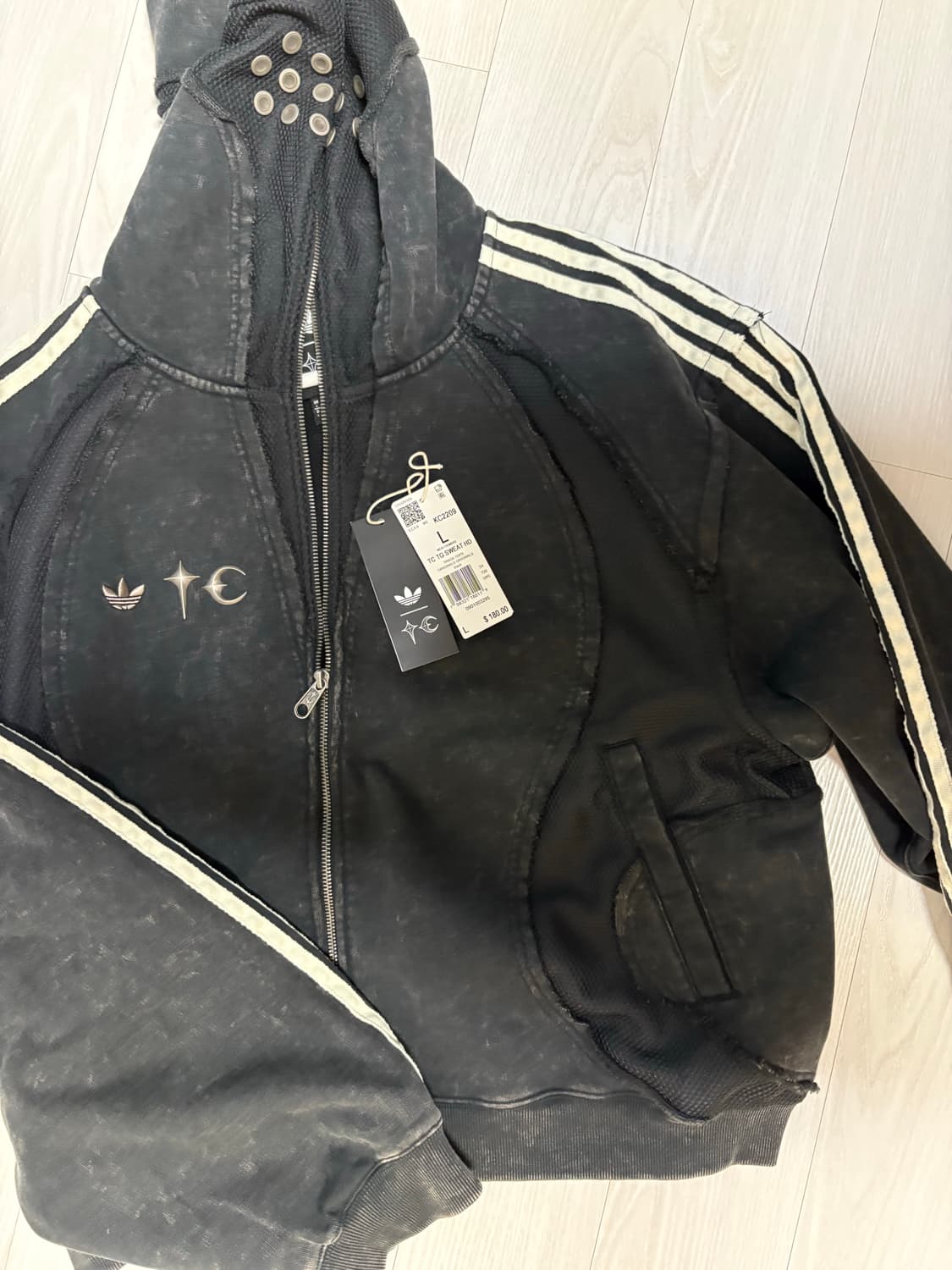 아디다스 떠그클럽 후드집업US L새상품 상품이미지3