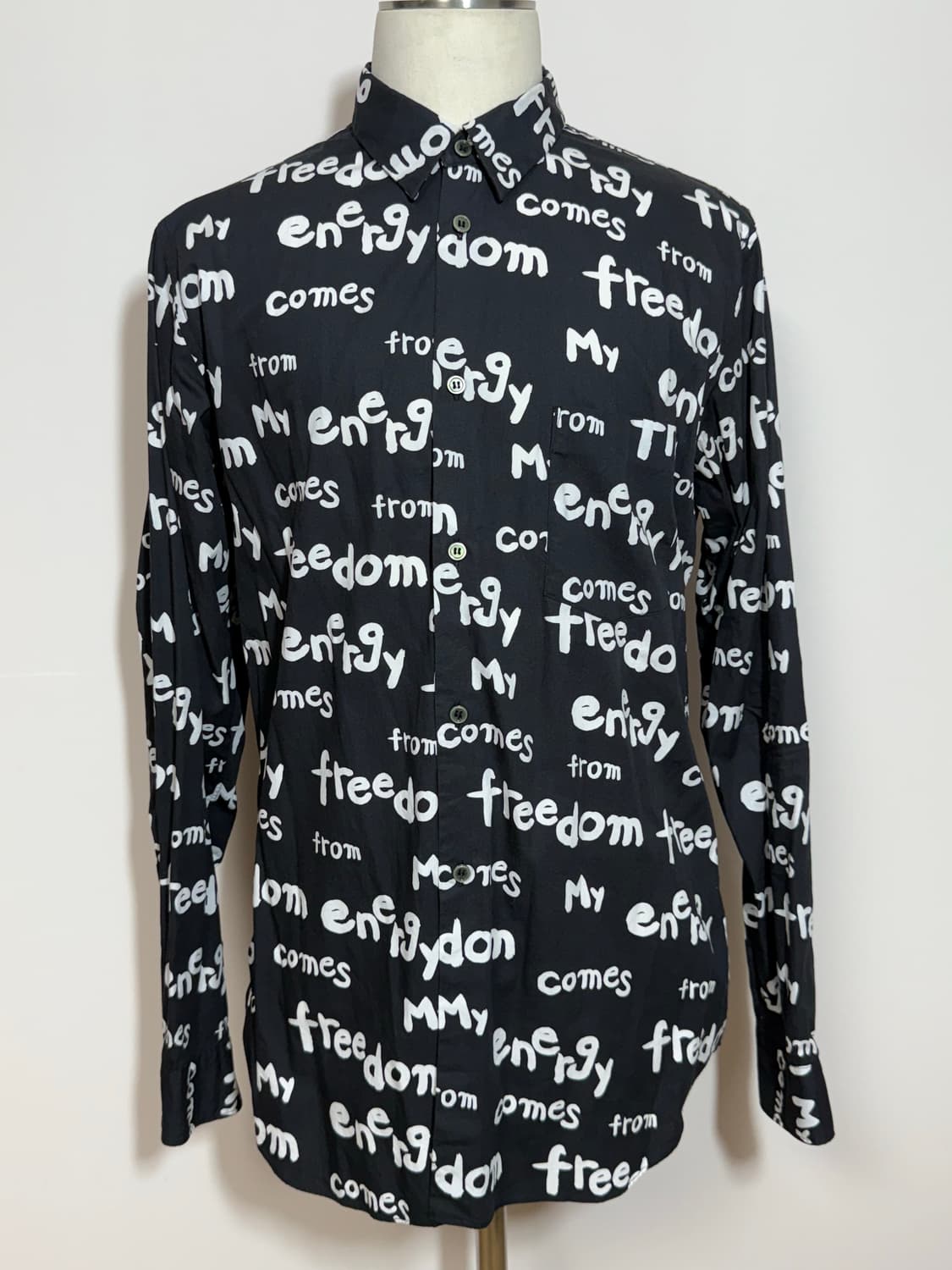 블랙 꼼데가르송 셔츠 XL 상품이미지1