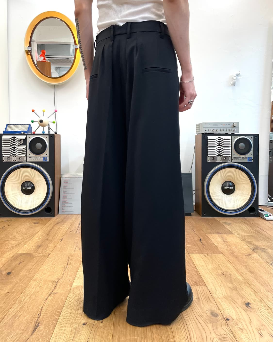 [1] 푸시버튼 울 와이드 팬츠 상품이미지5