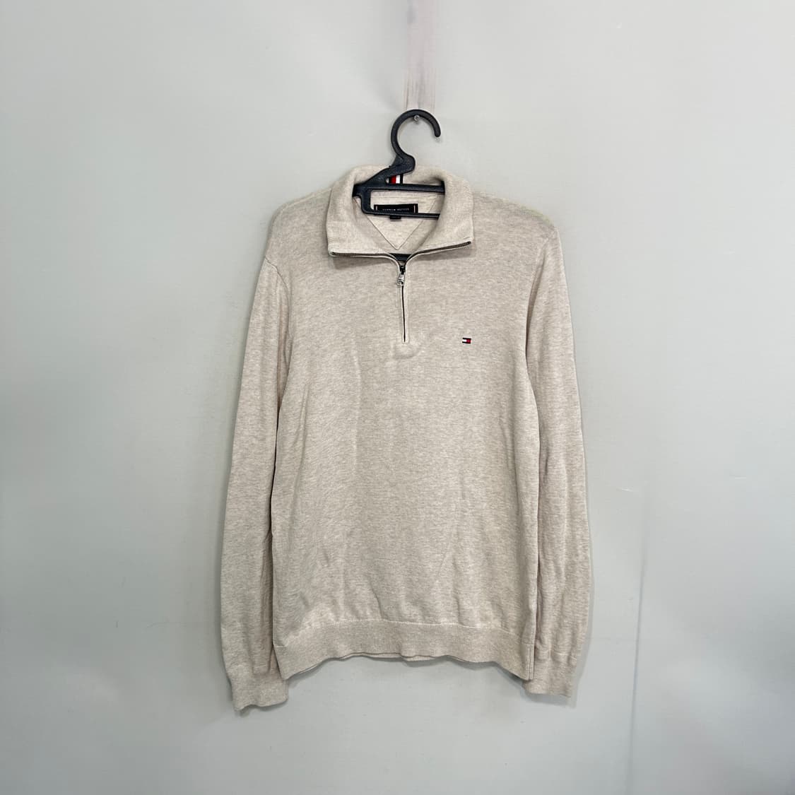 타미힐피거 남성 니트 하프 집업 M 상품이미지1