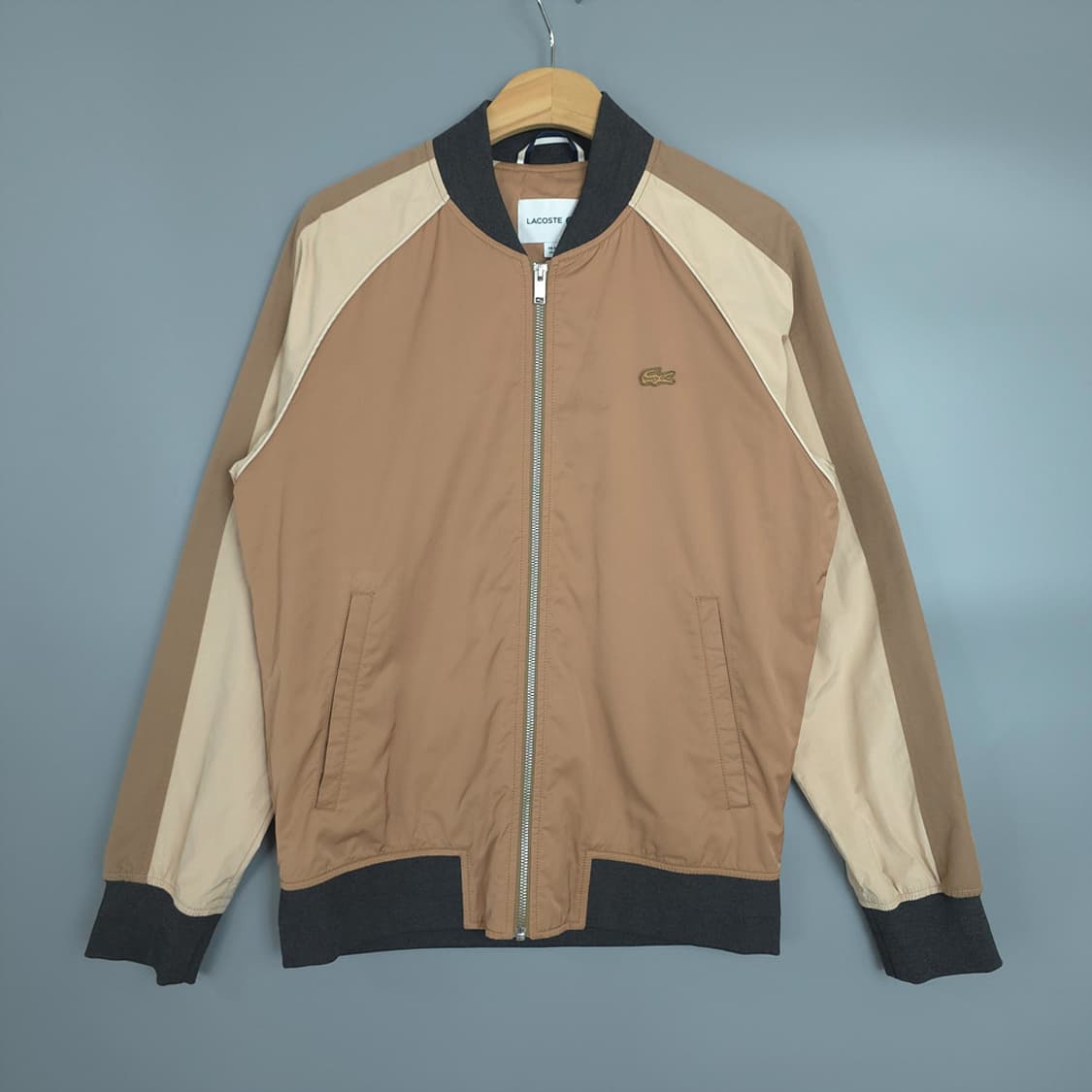 남성용 라코스테 LACOSTE 배색 집업 봄버자켓 95 (48사이즈) 상품이미지2
