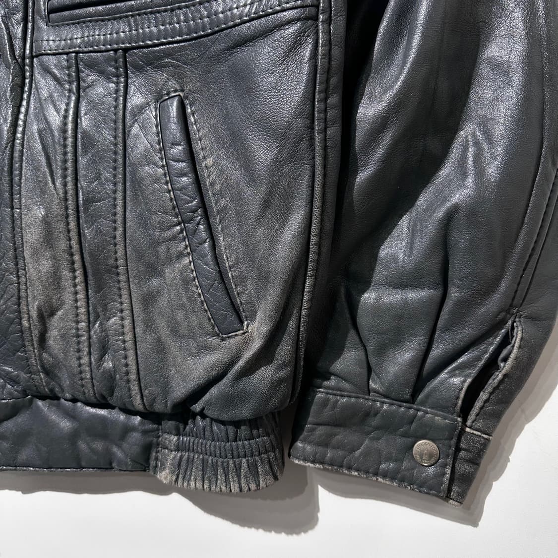 런던포그 고트스킨 봄버 자켓 상품이미지6