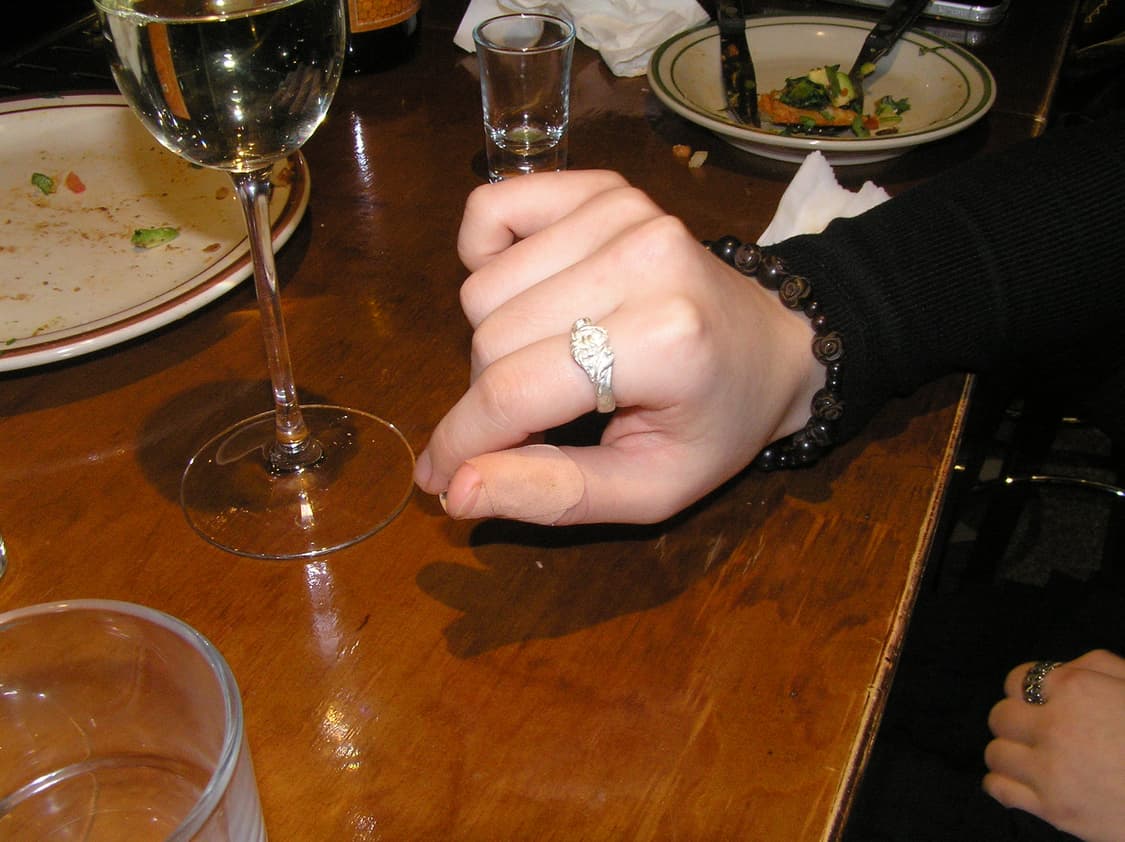 실버 볼드 오리엔탈 매듭 반지 상품이미지1