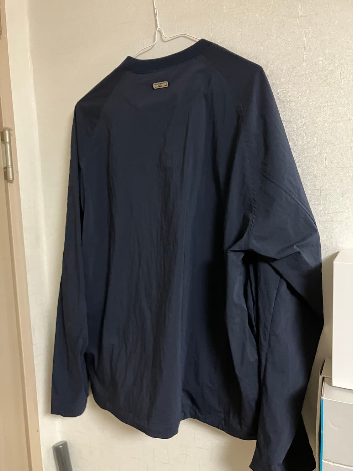 [새상품급] 솔리드옴므 나일론 풀오버 네이비 46 상품이미지3