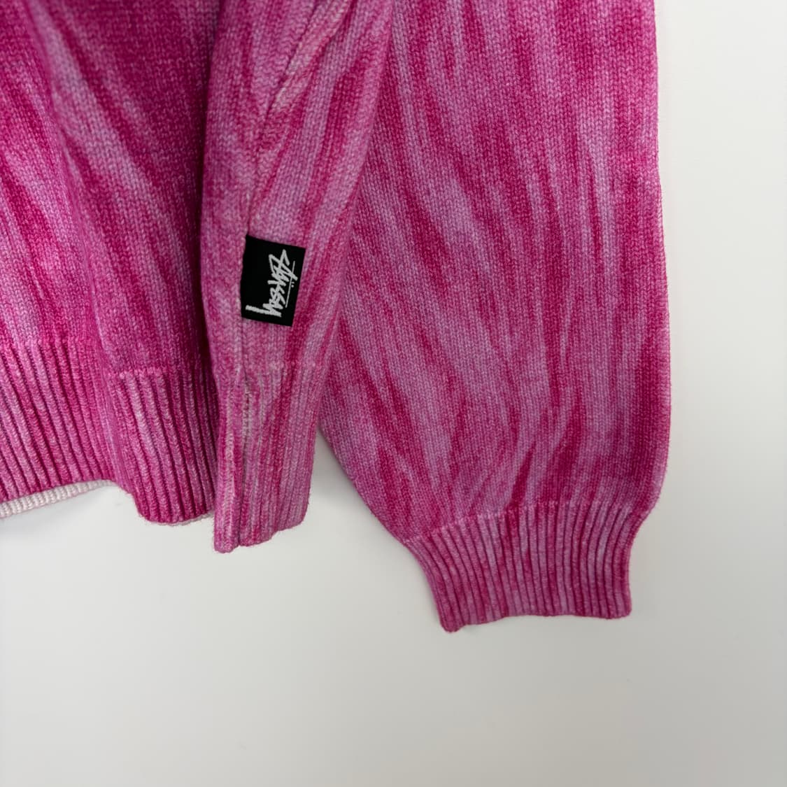 스투시 퍼 프린팅 니트 티셔츠 상품이미지5