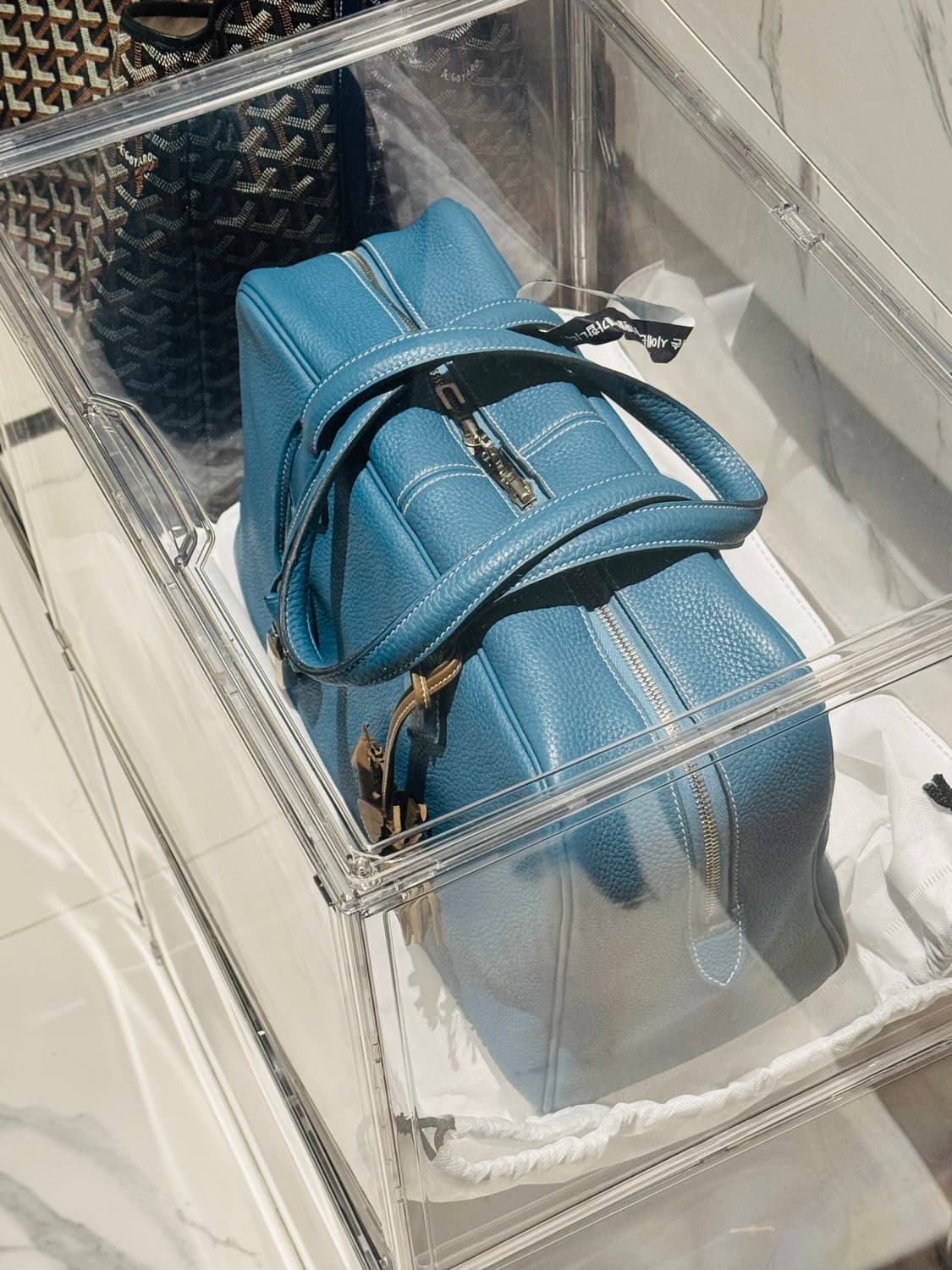 에르메스 빅토리아2 35 블루진 정품 상품이미지3