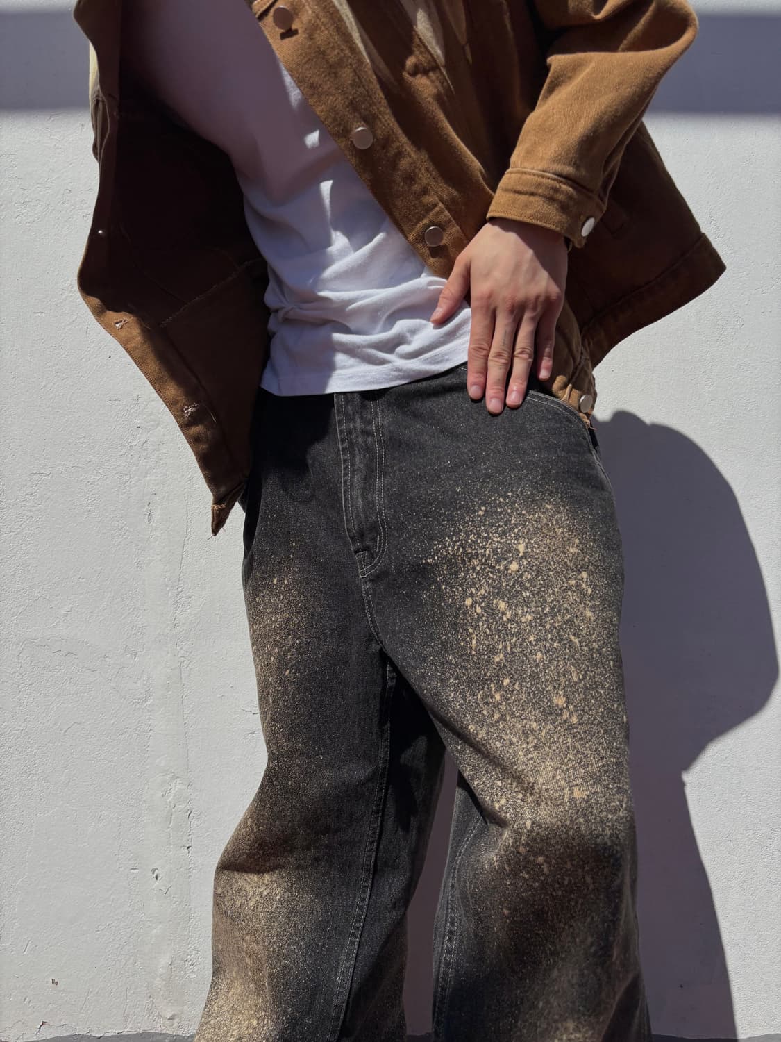 VTG PAINT SPLATTER DENIM JEANS 상품이미지1