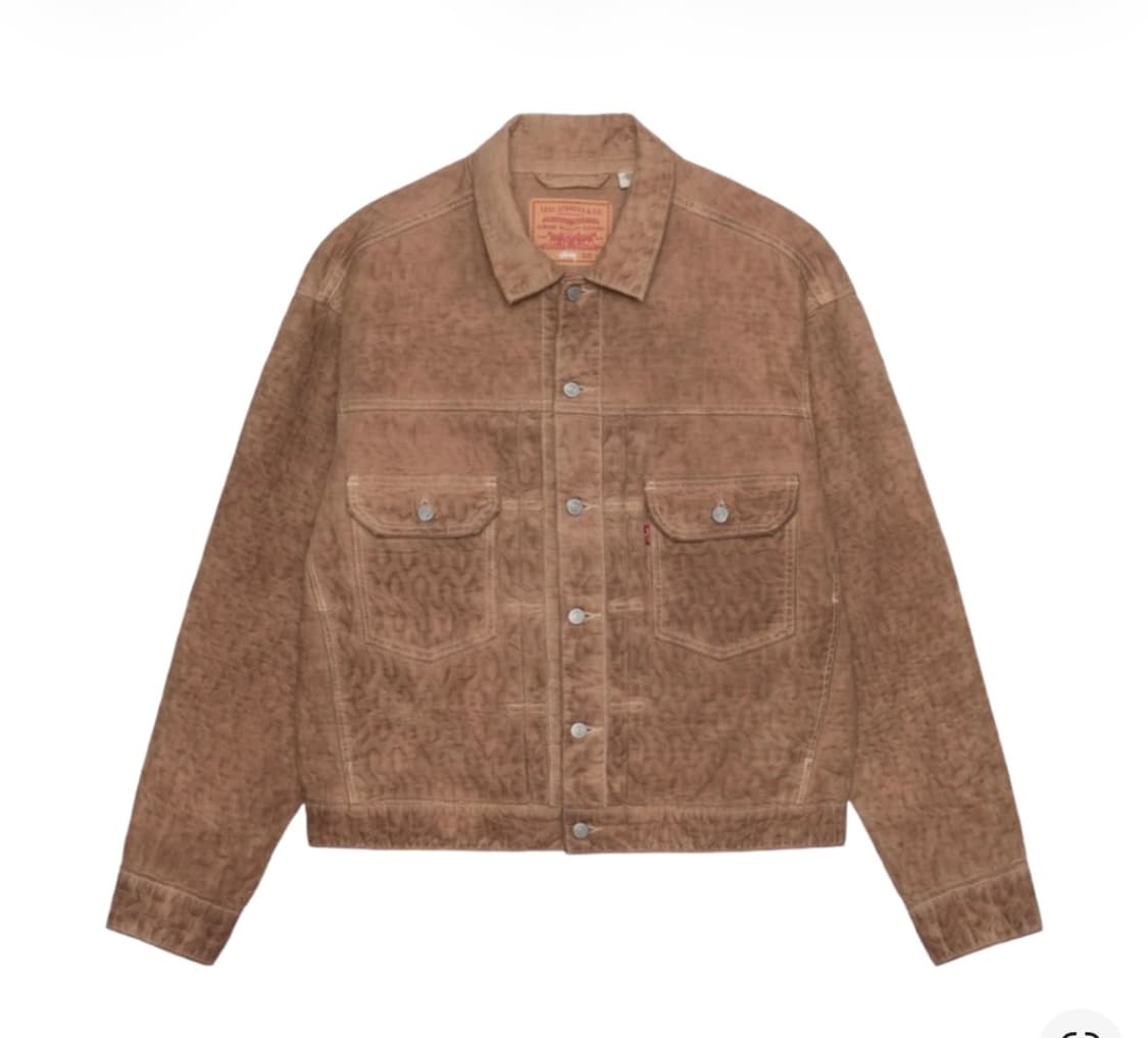 Stussy x levi's jacquard trucker jacket  상품이미지1