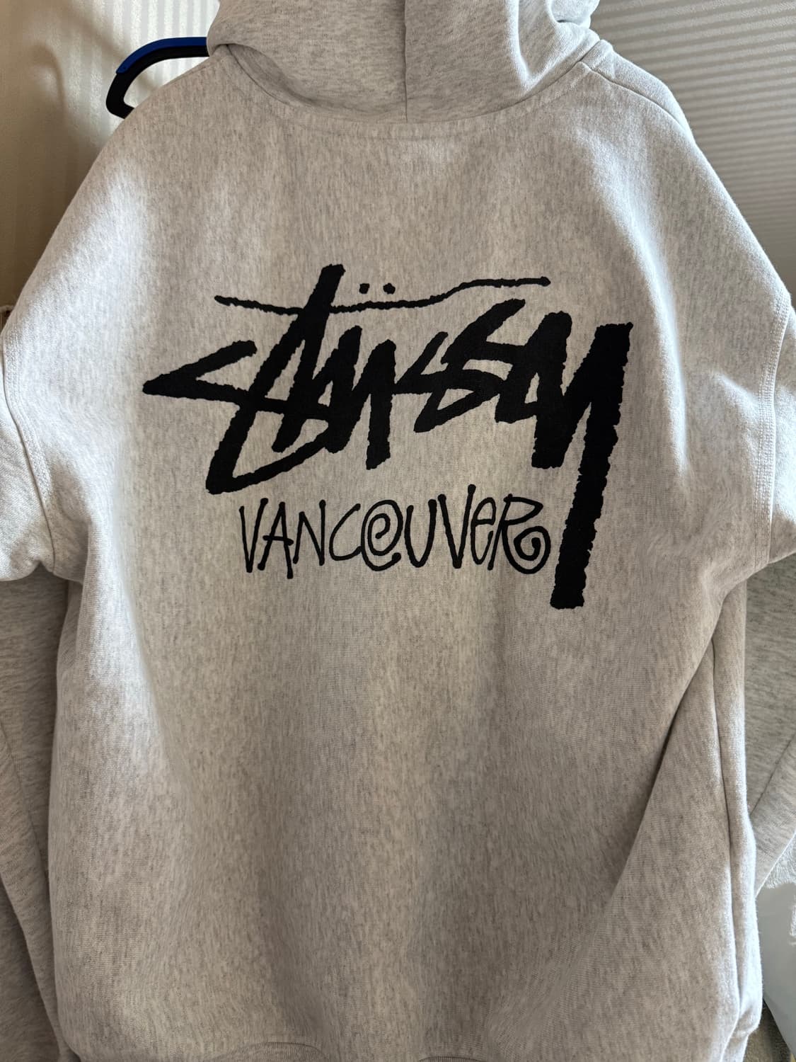 (L)스투시 스탁 밴쿠버 후드집업 애쉬헤더 상품이미지2