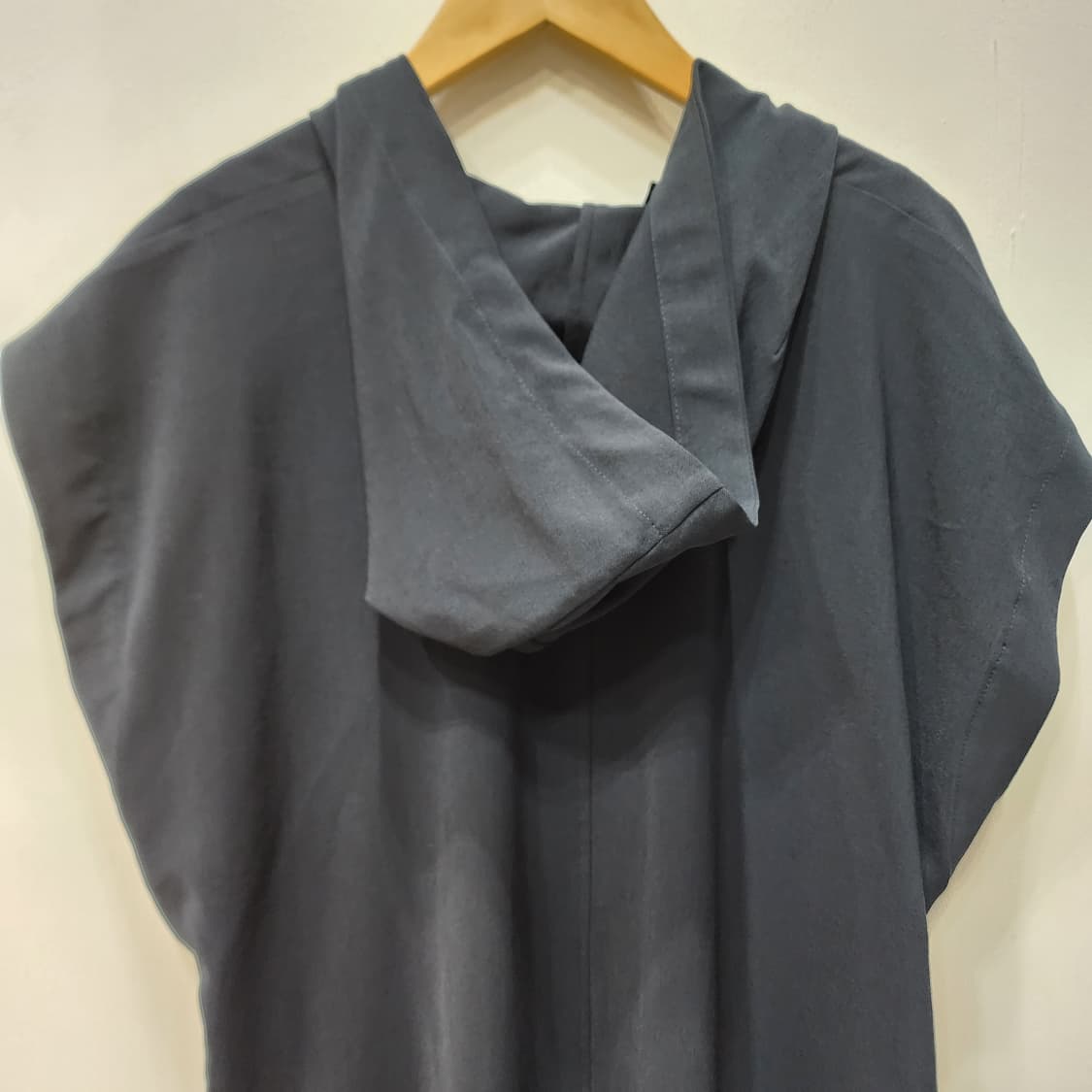 TIME 타임 후드 반팔 원피스 네이비 새제품 이너포함 상품이미지3