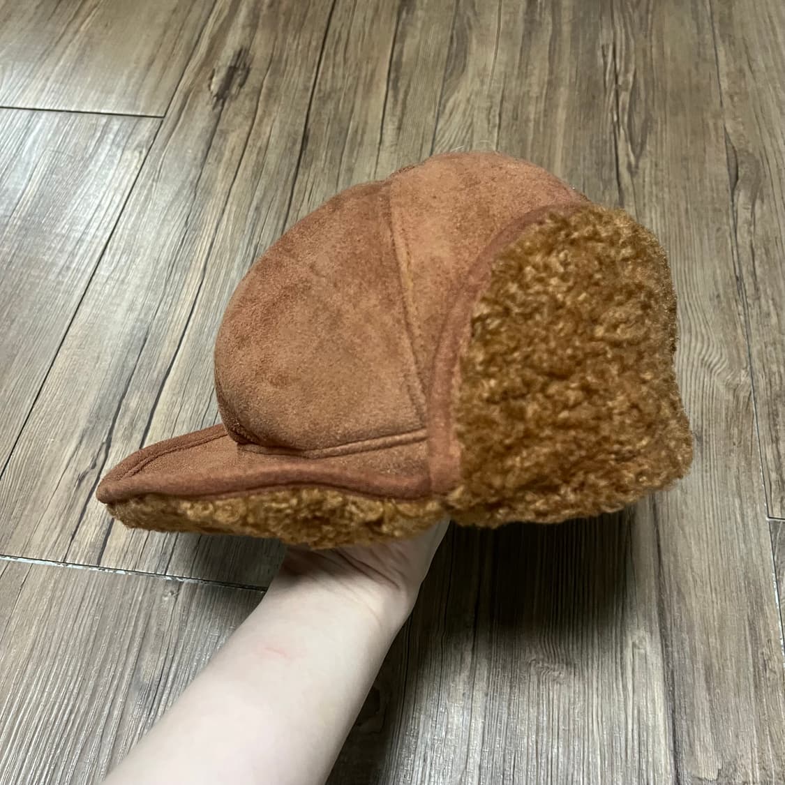 브라운 플라이트 트루퍼캡 상품이미지2