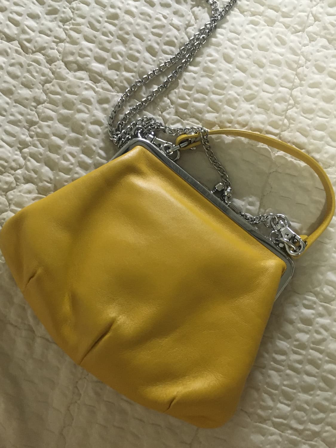 비비안웨스트우드 노랑 복조리백 상품이미지6