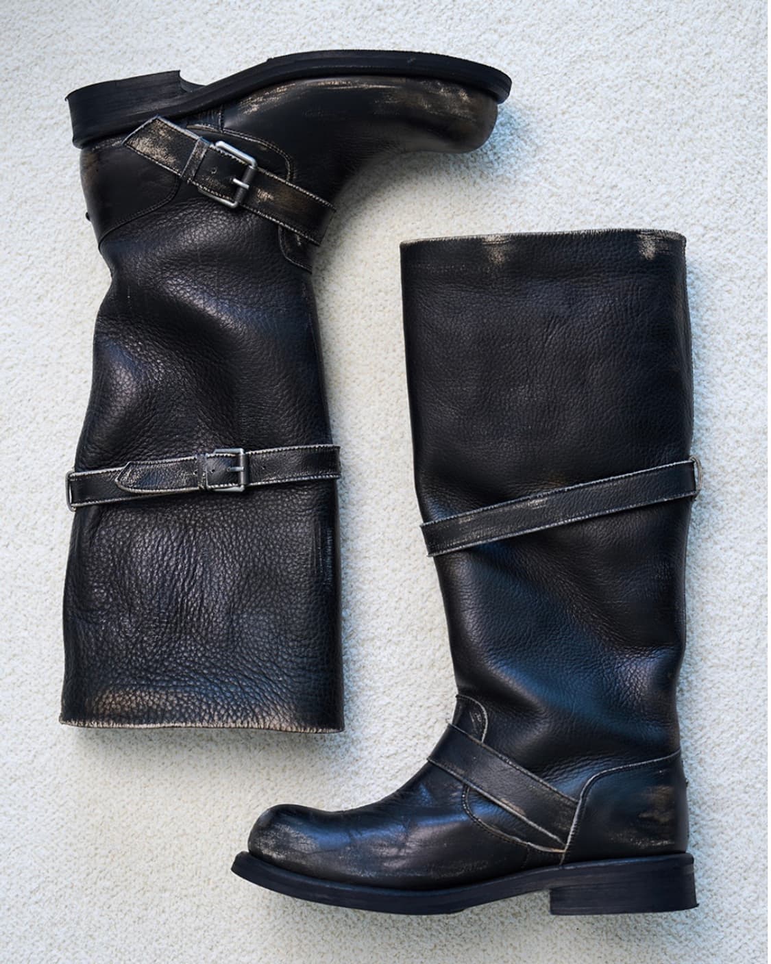 네거티브쓰리 SLong Boots_Rub off black 230 상품이미지5