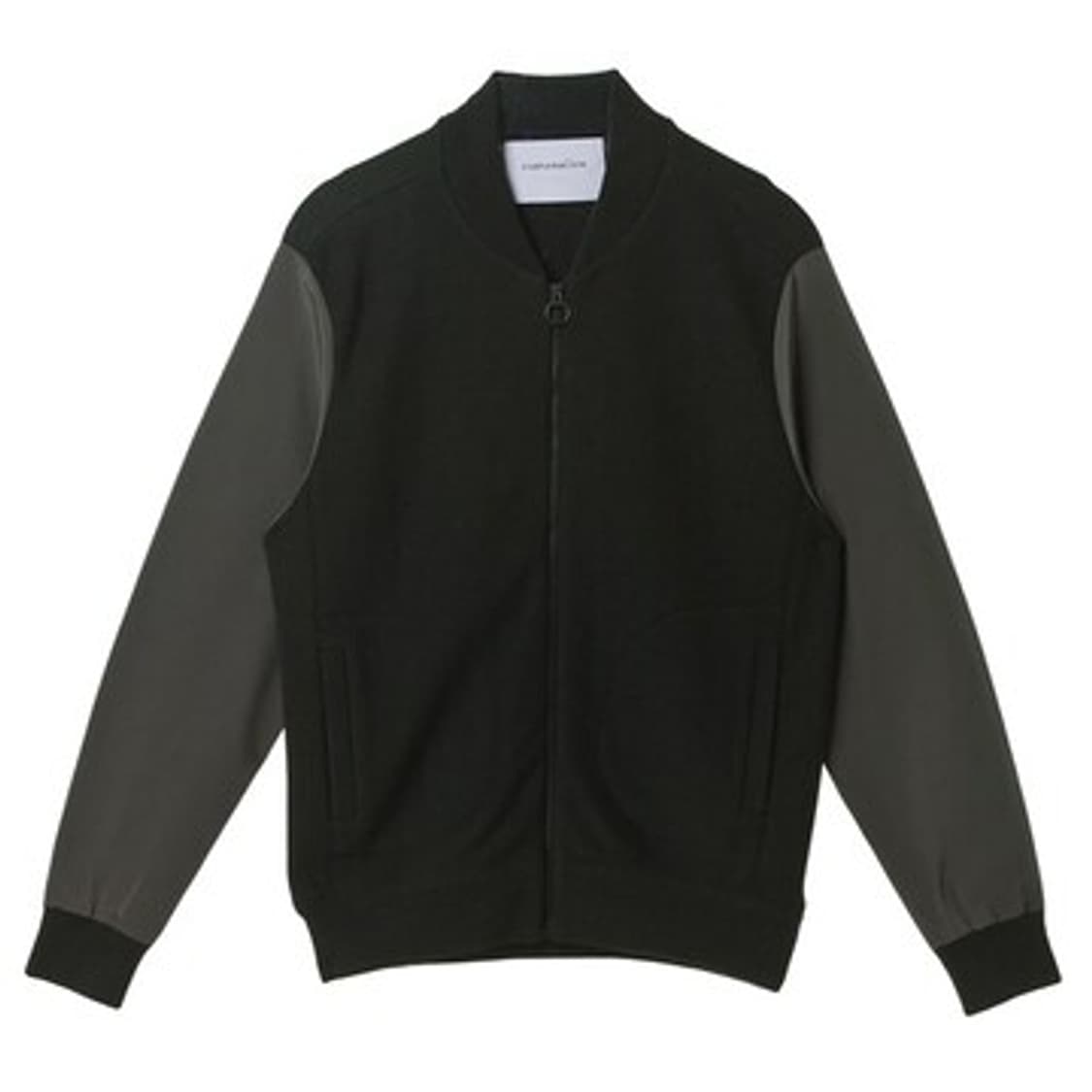 커스텀 멜로우 톤온톤 니트 블루종 점퍼  상품이미지7