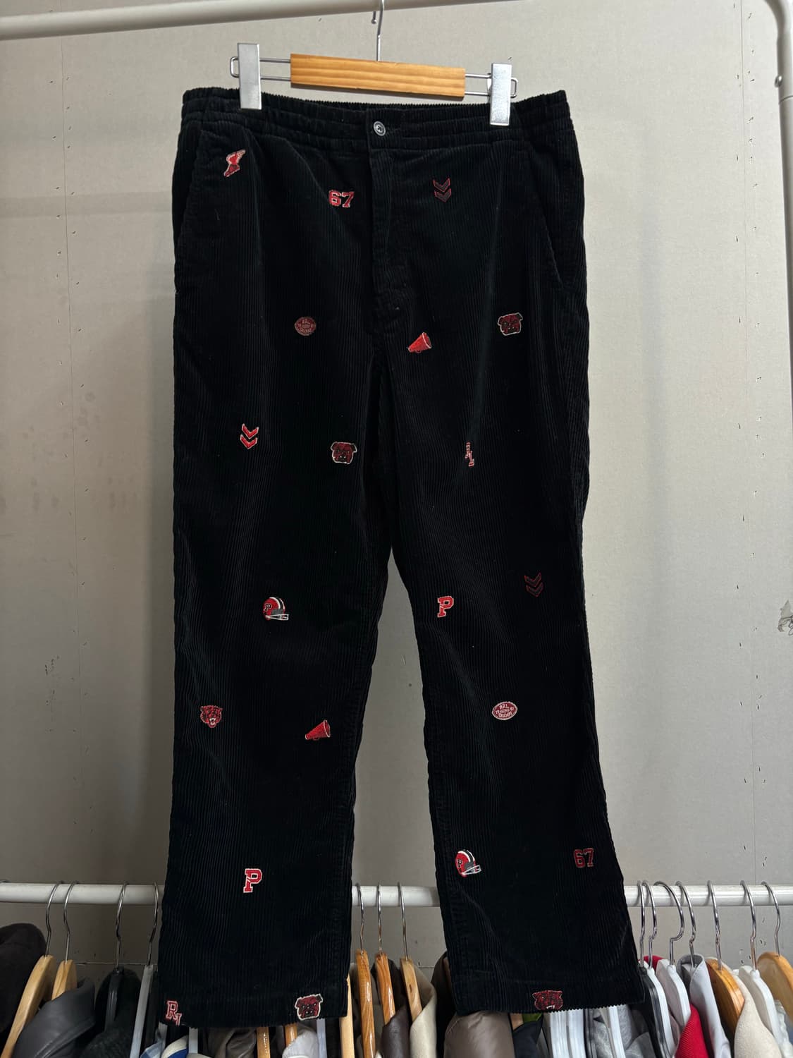 폴로 자수 코듀로이 팬츠 상품이미지2