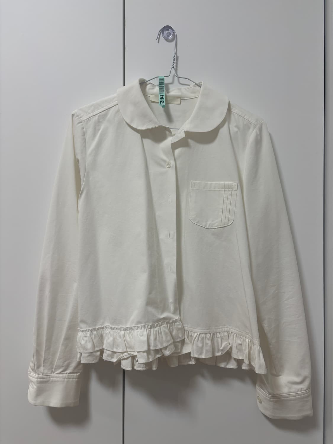 오헤시오 프릴포켓블라우스 (아이보리) 상품이미지4