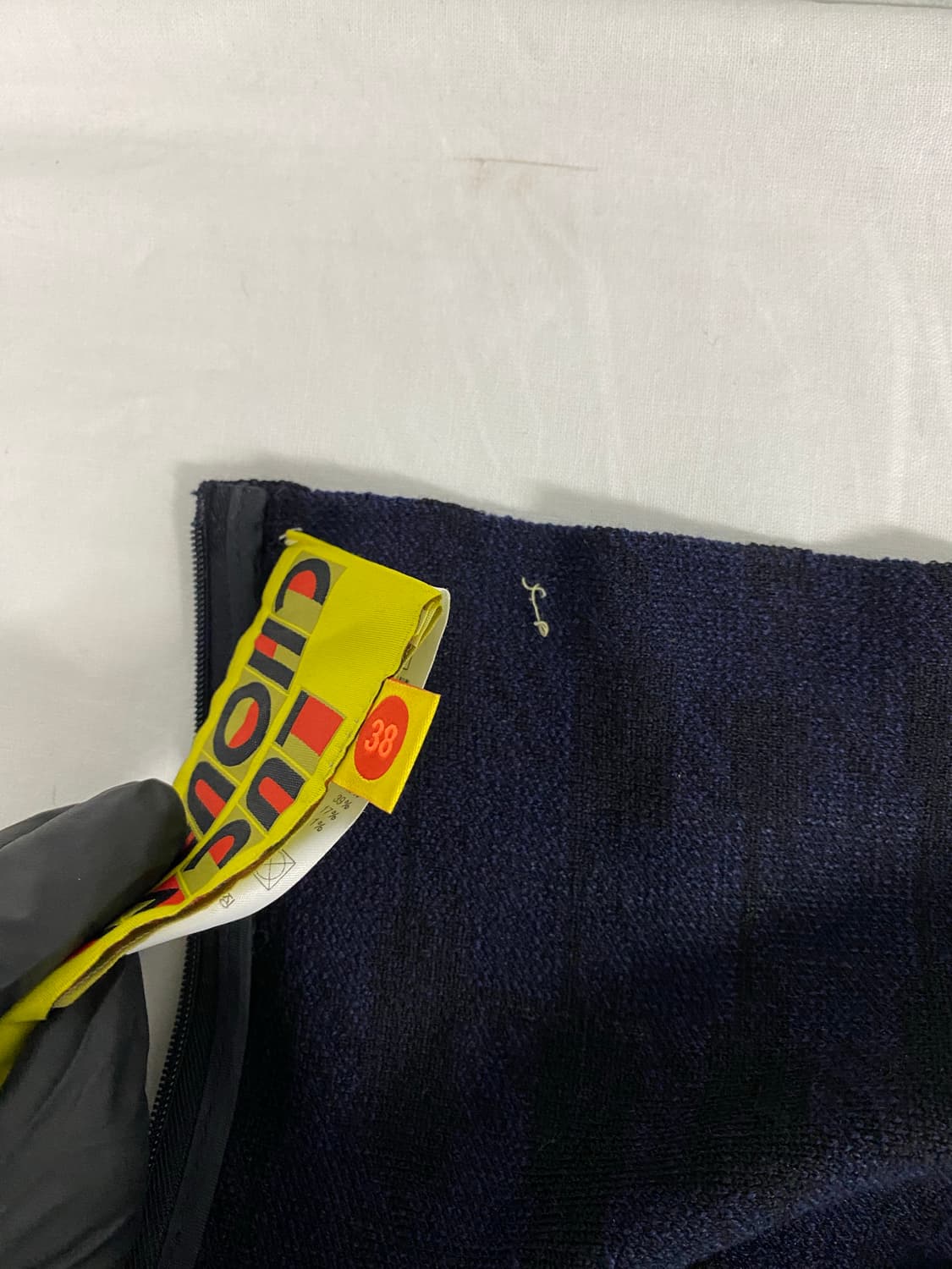 럭키슈에뜨 프릴 모 체크 스커트 38 상품이미지6