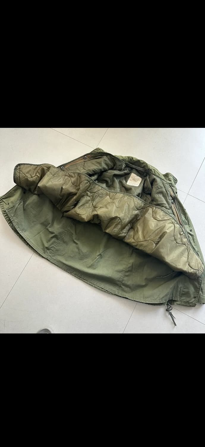 70s 미군 오리지널 M-65 필드 자켓 (라이너 포함) 스몰 레귤러 상품이미지6