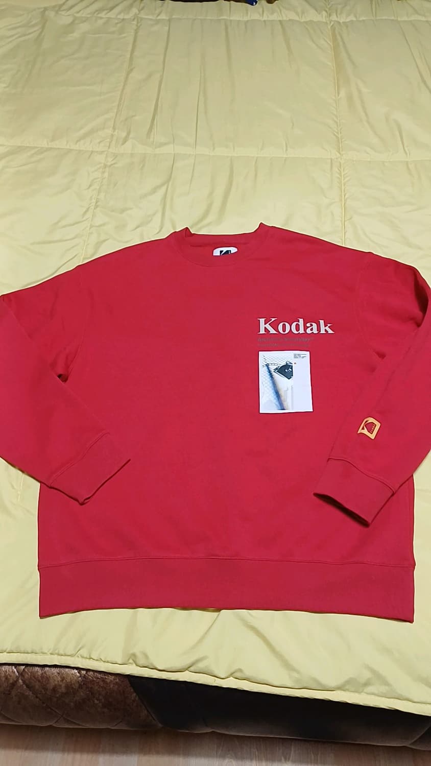 코닥 기모맨투맨 실측110 가슴62 기장72 상품이미지1