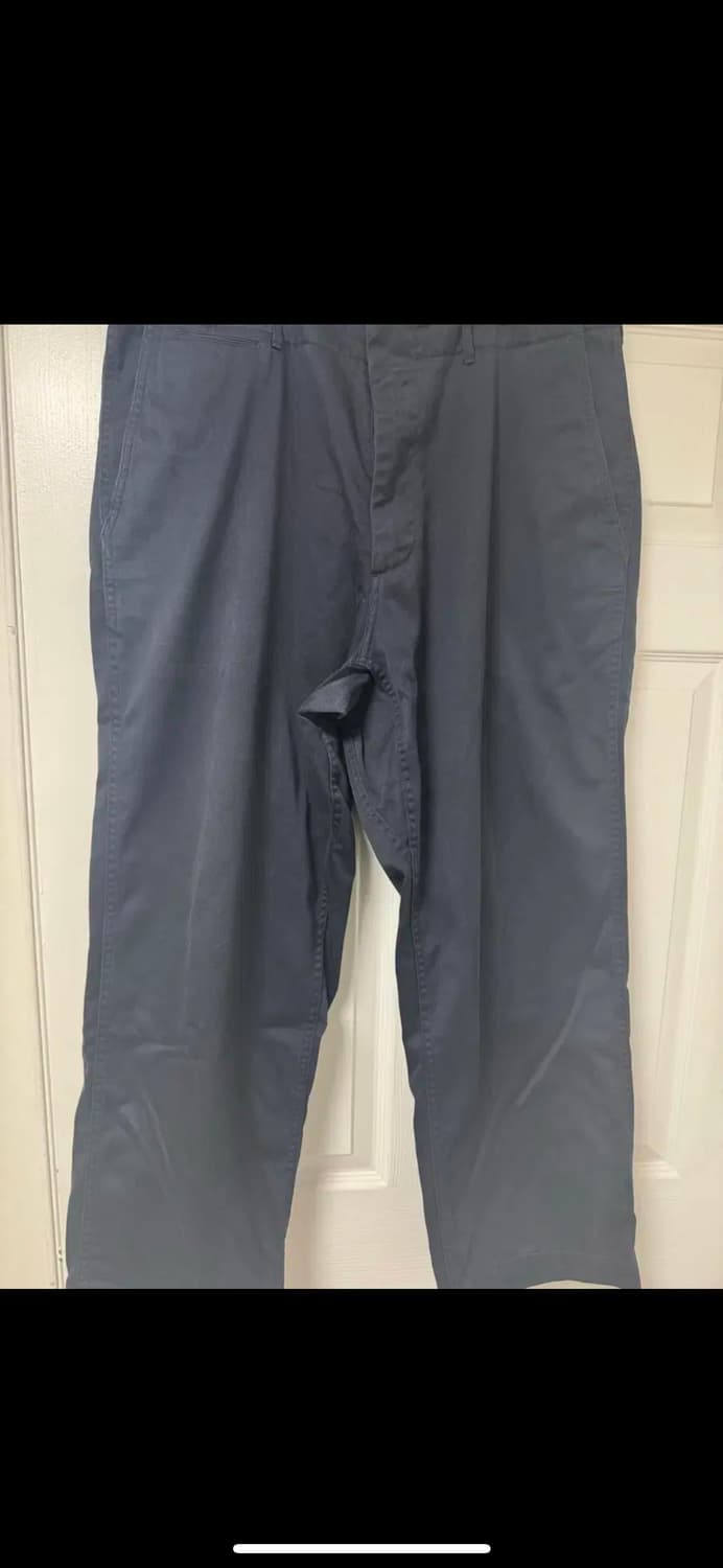 나나미카 와이드 치노 팬츠 네이비 36 상품이미지2