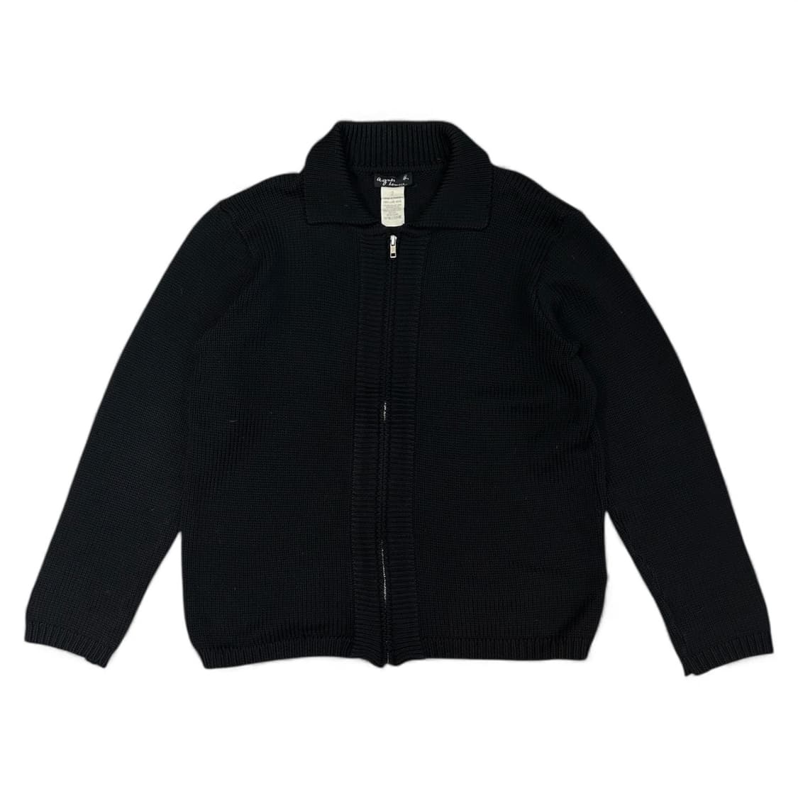 agnes b Zip Wool Knit Cardigan 상품이미지1