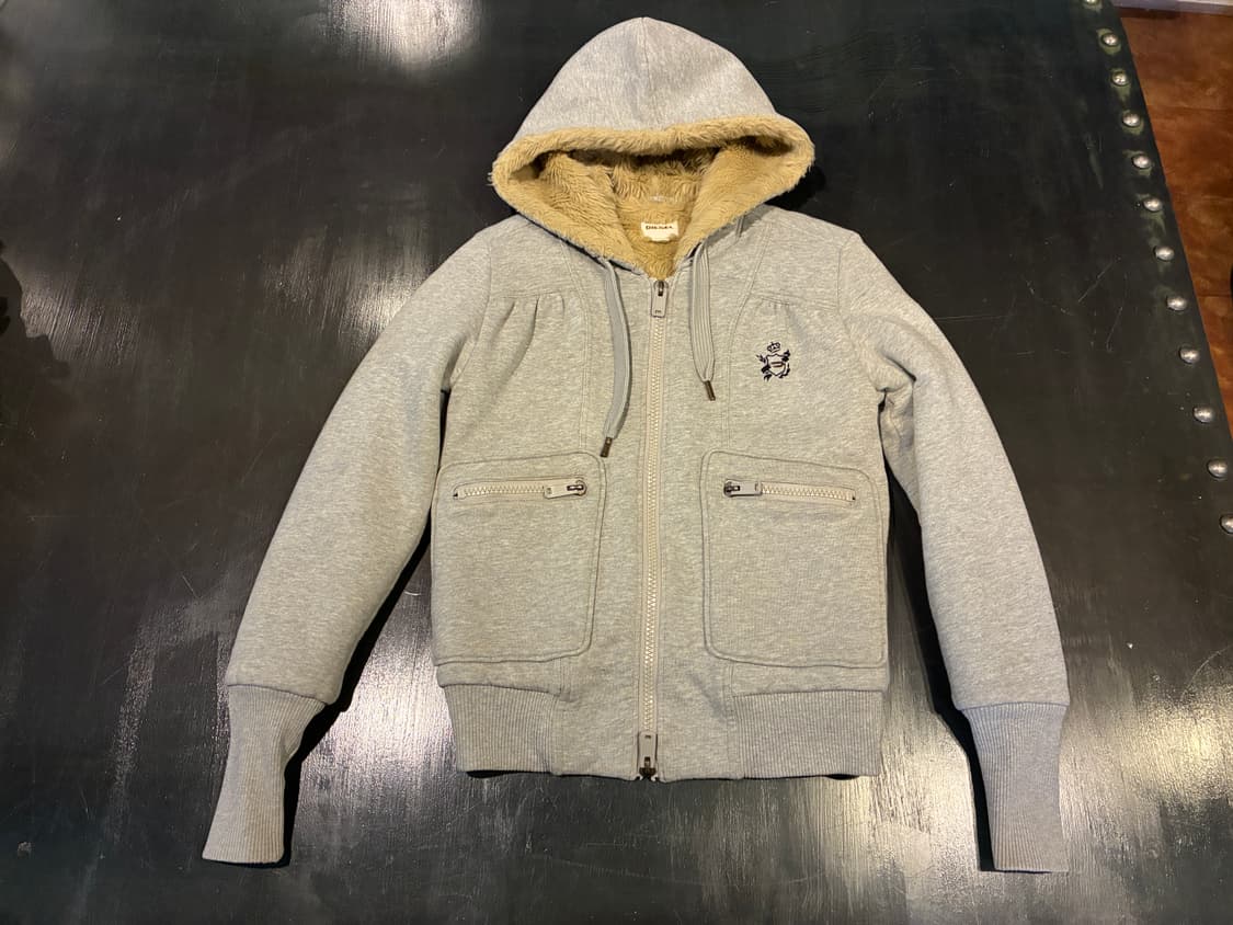 XS) 디젤 플리스 후드집업 상품이미지1