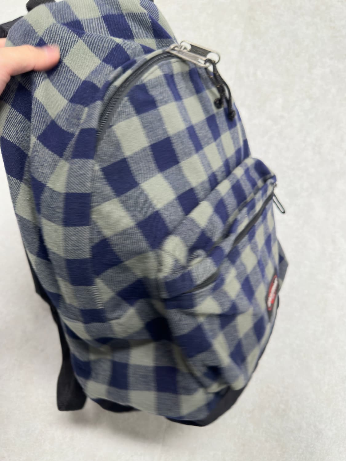 이스트팩 체크 울 백팩 상품이미지5