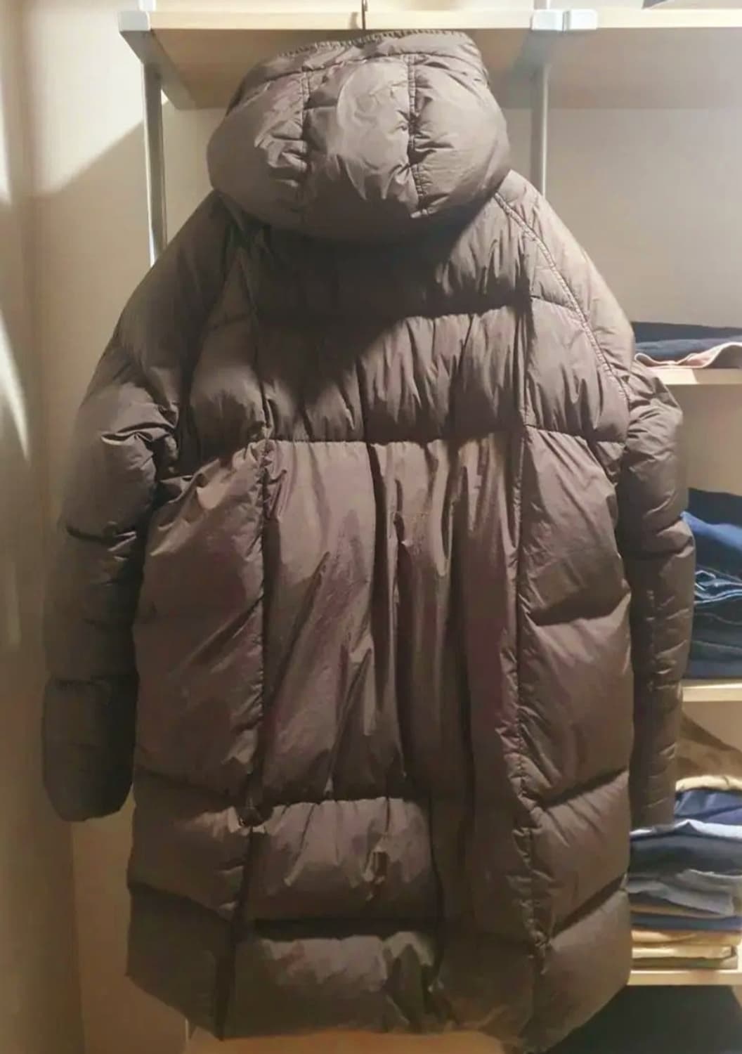 매장판)스톤아일랜드 19FW 크링클랩스 롱패딩 L 상품이미지4