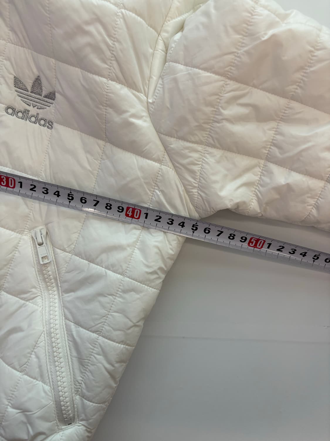 adidas 아디다스 대장급 트레포일 화이트 패딩  상품이미지8