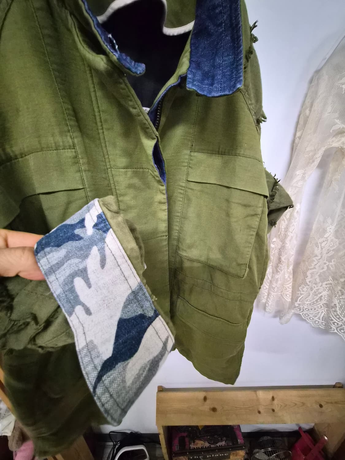 보브 브이넬 포인트 야상 상품이미지5