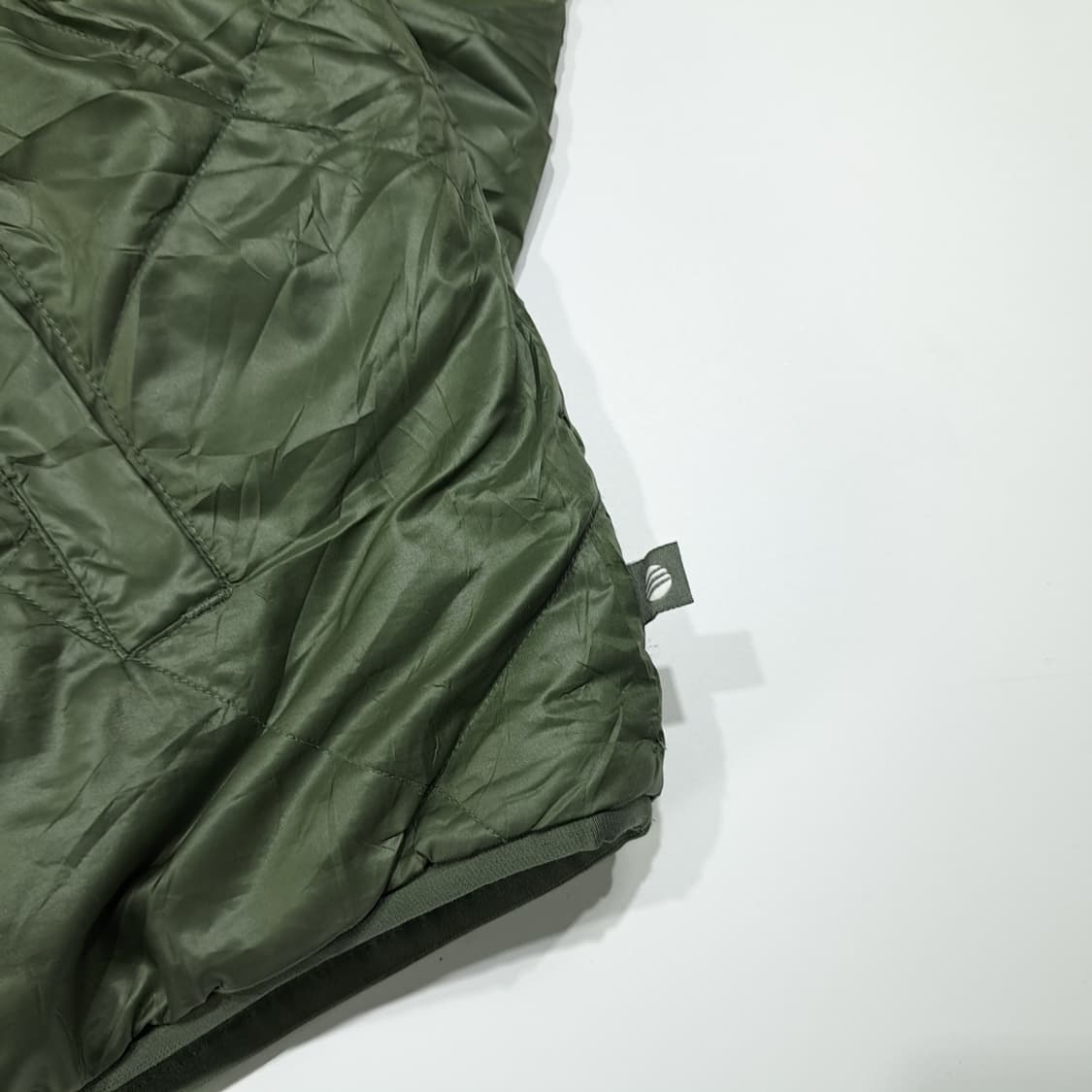 CL410 XL 아디다스 양면 퀼팅 후드 그레이올리브 자켓 아우터 상품이미지8