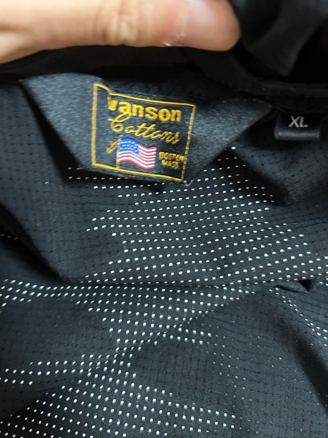 Vanson 바람막이 본 후드집업 상품이미지5