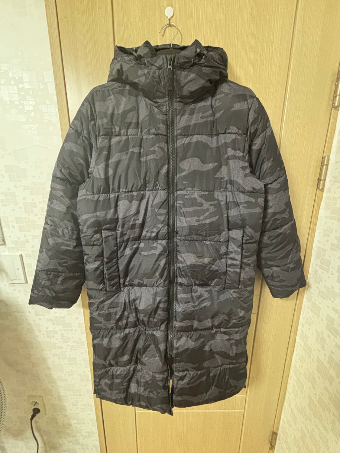 디키즈 카모 패턴 롱패딩 상품이미지1