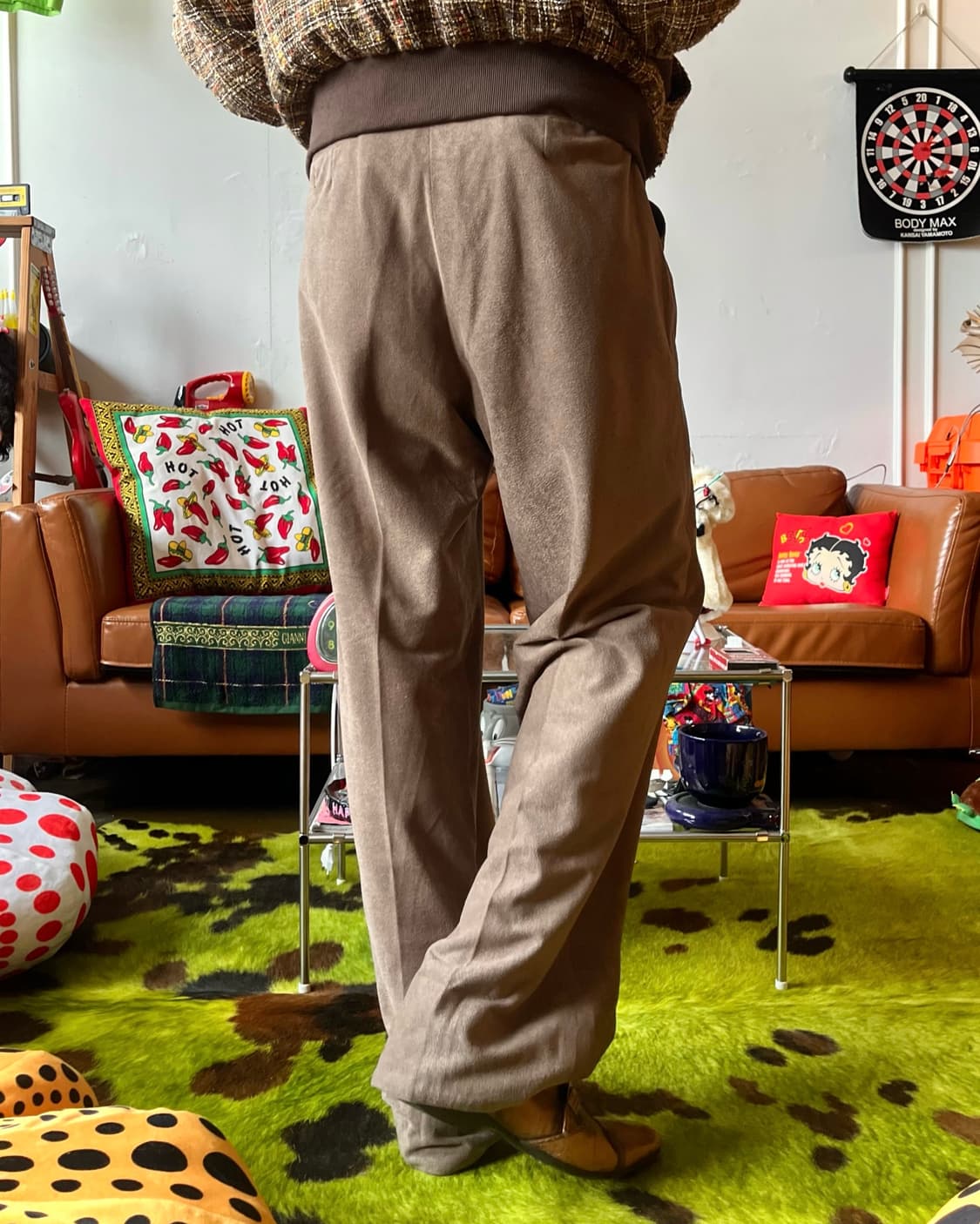 Japanese Peach Skin Suede Wide Trouser 상품이미지2