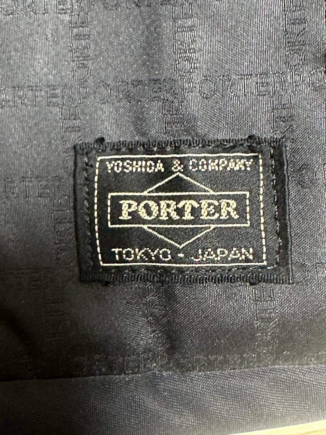 PORTER 요시다 포터 스모키 버티컬 숄더백 네이비 블루 상품이미지2