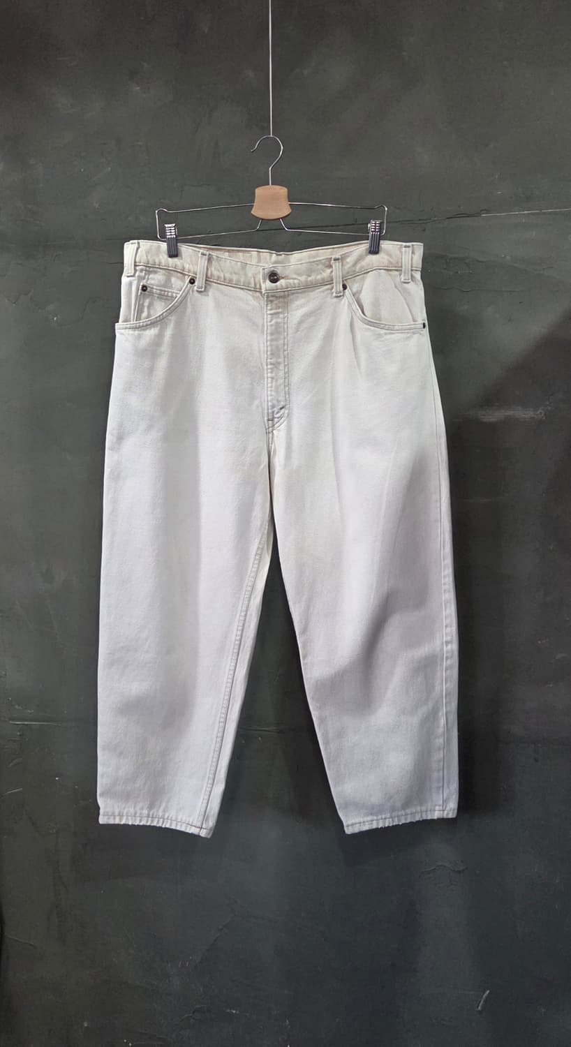 90's Levi's 550 - Orange - Made in U.S.A 상품이미지1