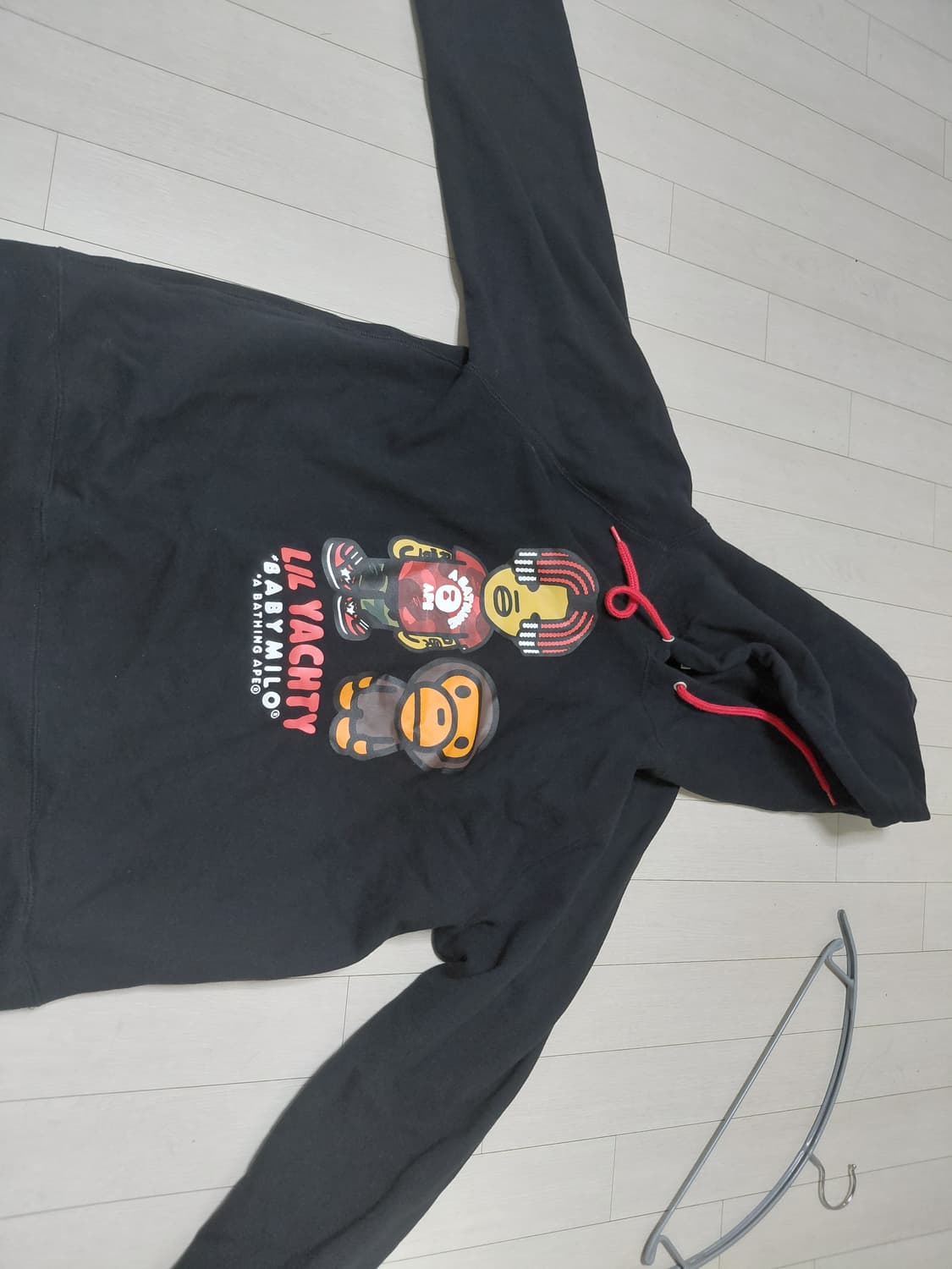 베이프 릴야티 래퍼 콜라보 후드티 xl 상품이미지1